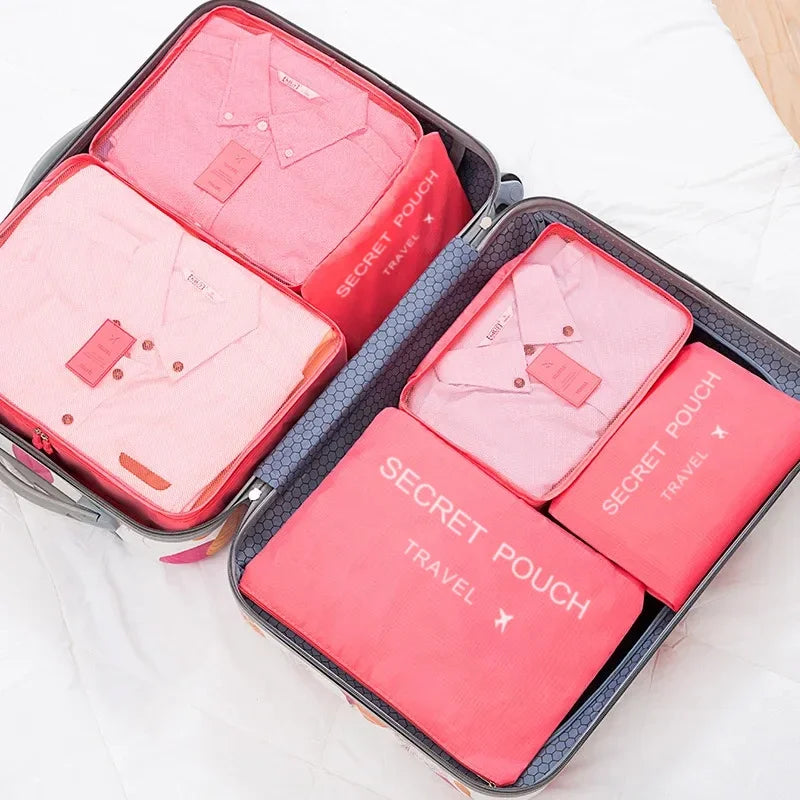 Travel Storage Bag 6 Pcs Waterproof Large Capacity lifestyle view