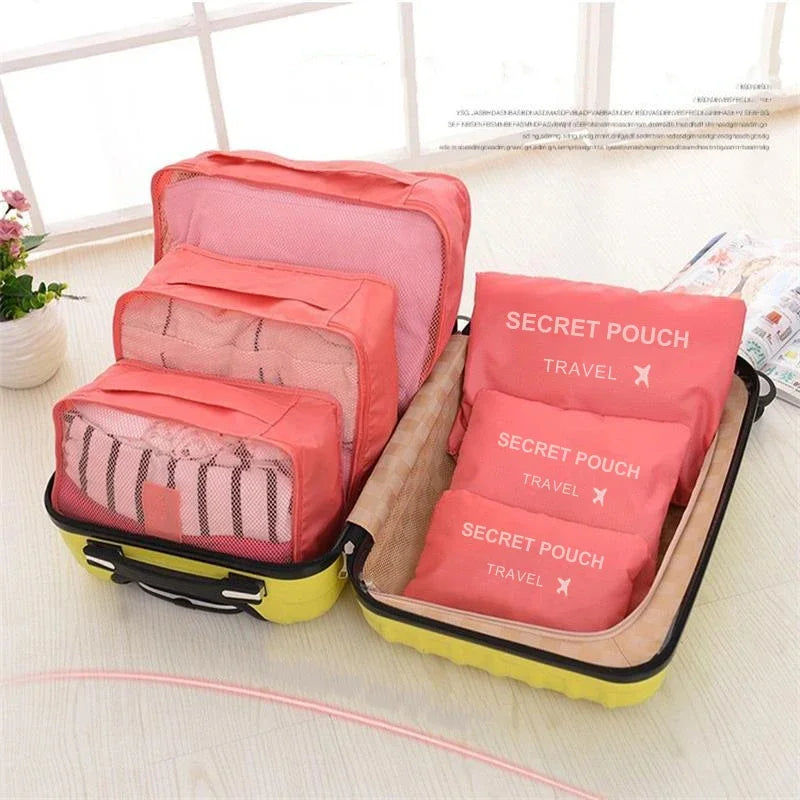 Travel Storage Bag 6 Pcs Waterproof Large Capacity alternate view