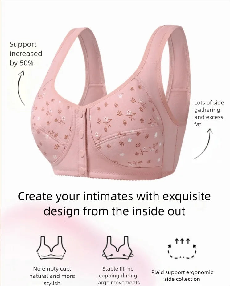 Lace Push Up Seamless Bras for Women Plus Size 7 Pack