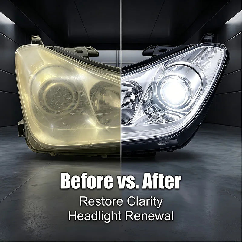 Car Headlight Restoration Polishing Kits Headlamp Scratch Remover Repair Cleaning Paste Remove Oxidation Headlight Polish Liquid