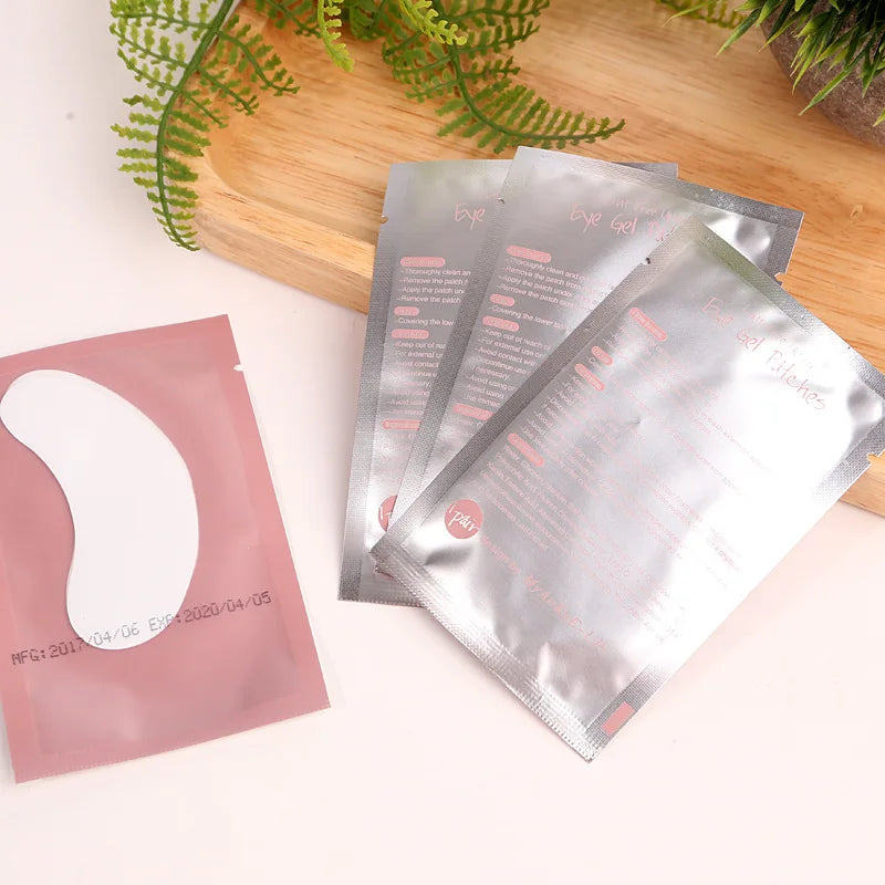 50 Pairs Eyelash Under Eye Patches Eye Pad Isolation Remove Hydrogel Eye Patch Sticker Gasket Eyelash Extension Makeup Tools