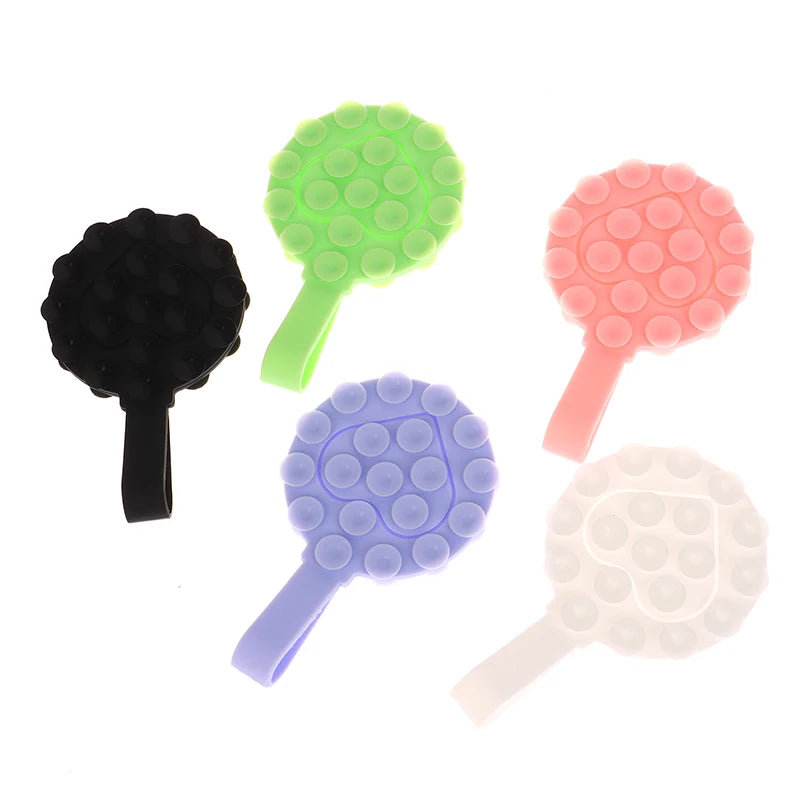 Silicone Suction Pad Double Sided For Mobile Phone Fixture Suction Cup Backed Adhes additional angle
