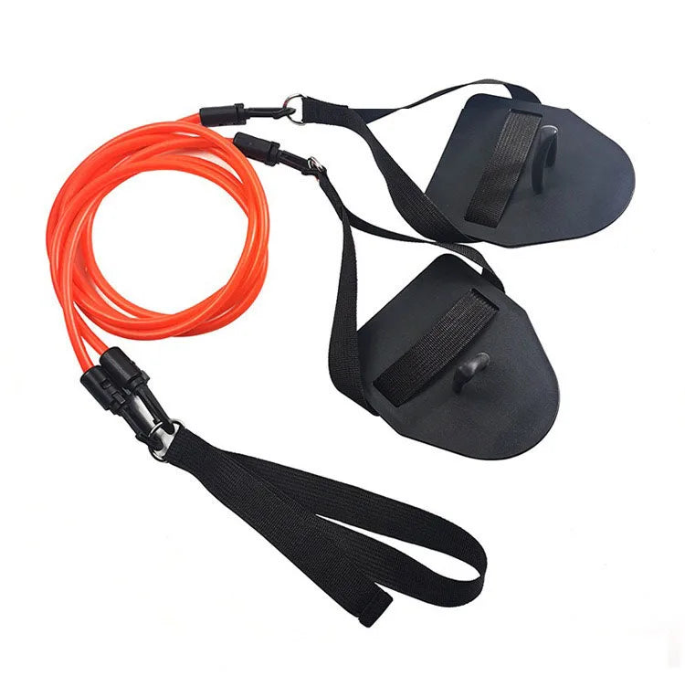 Resistance Band Set with Hand Paddles and Handles 1.2m