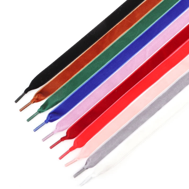Snow Yarn Satin Flat Shoe Laces