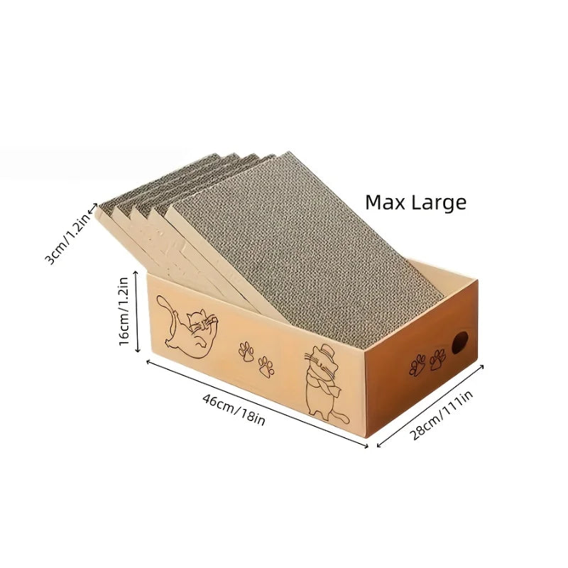 5pcs Corrugated Cardboard Cat Scratch Board
