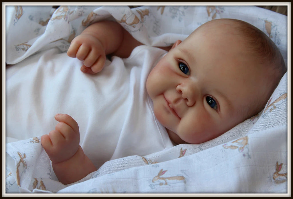49CM Reborn Baby Dolls Sweet Face Lifelike Real Touch Reborn Juliette 3D Skin Multiple L detail view