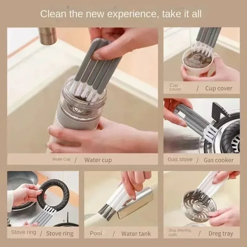 Flexible Phone Dust Cleaning Brush For Keyboard And Headset close-up view