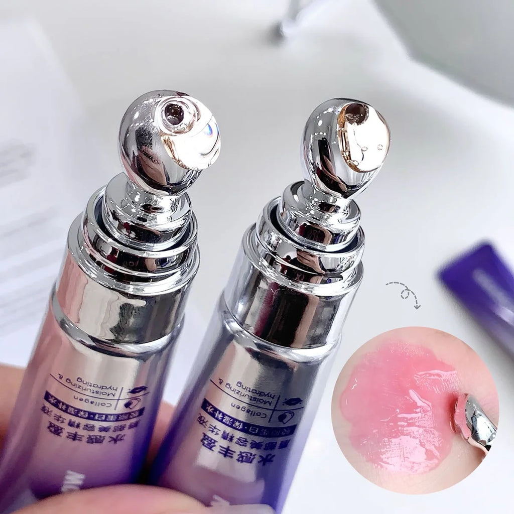 Kakashow Lip Plumper Serum Gloss, Hydrating Collagen Lip Gloss, Long-Lasting Moisturiz close-up view