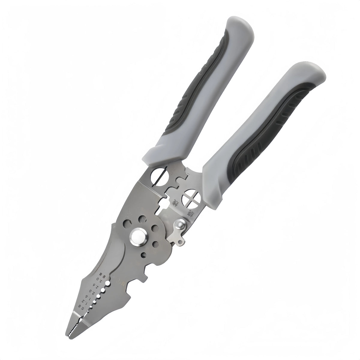 Multifunctional Electrician Pliers, 6-in-1 Wire Stripper Separator, Cutting and Crimping Tool for Cable Repair and Installation