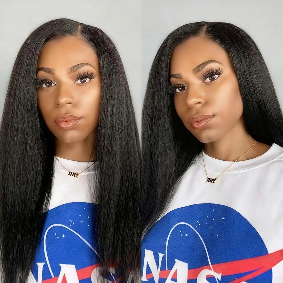 Brazilian Kinky Straight Human Hair Bundles 30 Inch Virgin Hair 4 Pcs