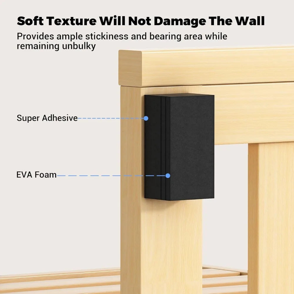 10pcs High-Density Foam Wall Protector Set - Durable Furniture Padding for Beds&Sofas, Scratch & Damage Prevention, Matte Finish