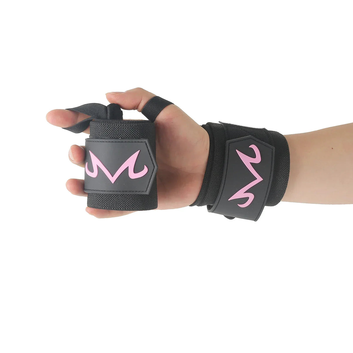 1 Pair Gym Sports Weight Lifting Wrist Wraps Wristband Support Brace Heavy Duty Training Lifting Straps Protector Powerlifting