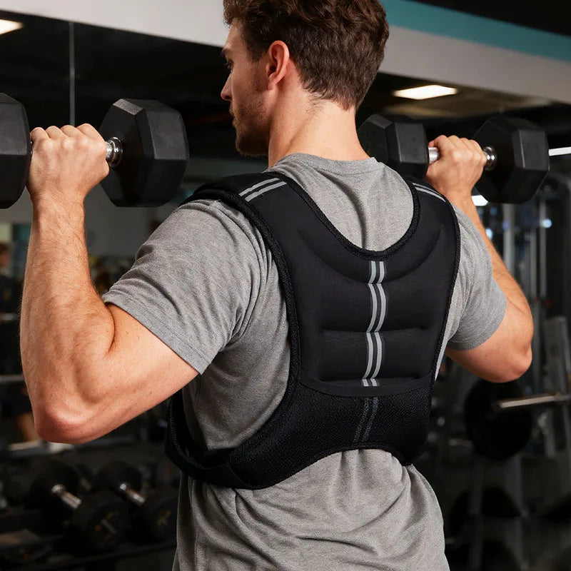 12lb Weight Vest with Reflective Straps