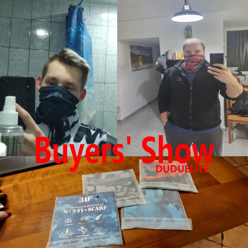 Men's Face Scarf Neck Gaiter for Cycling Fishing Sport