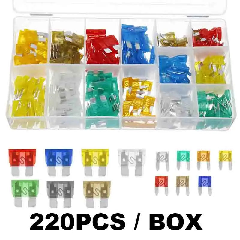 Fuse boxes come in various specifications, with 60 and 120PCS not having medium fuses lifestyle view