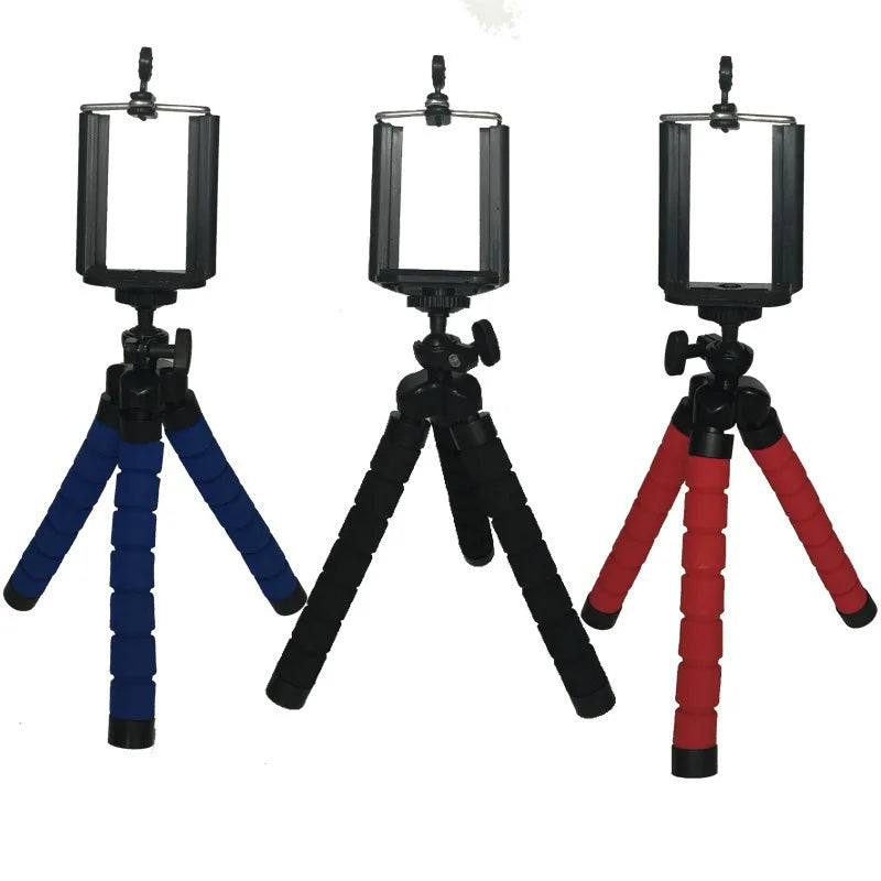 Portable Octopus Mini Tripod Stativv for Smartphone Camera Flexible Tripods Mobile Digicam Holder Clip Monopod Phone Tripe Stand