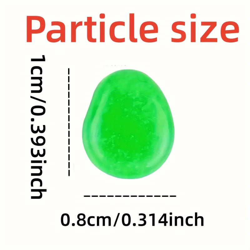 Glow In The Dark Resin Pebbles 100pcs lifestyle view