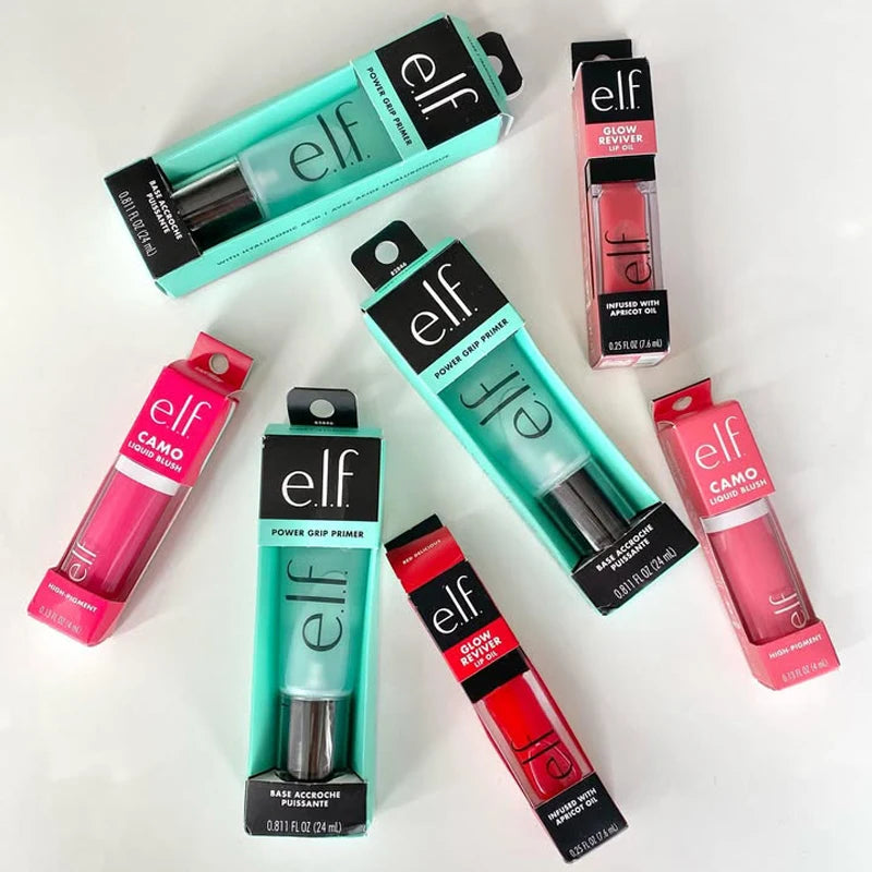 Elf Fruit Flavor Lip Gloss Power Grip Primer Cream Blush Lip&Cheek Liquid Powder Blusher detail view
