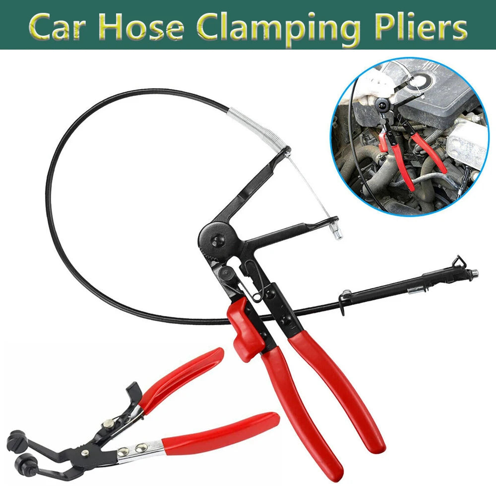 Hose Clamp Pliers Bendable Long Reach Clamping Pliers