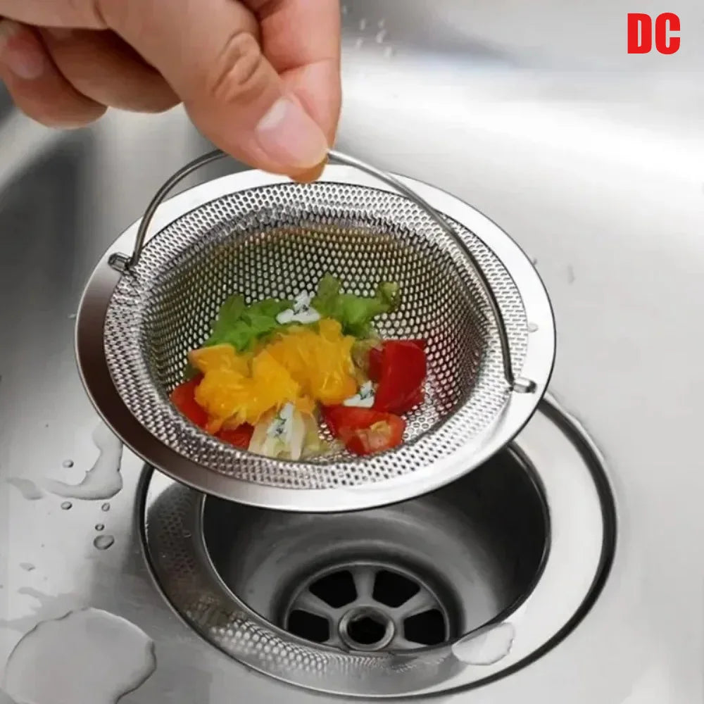 Stainless Steel Kitchen Sink Filter, Food Residue and Hair Catcher