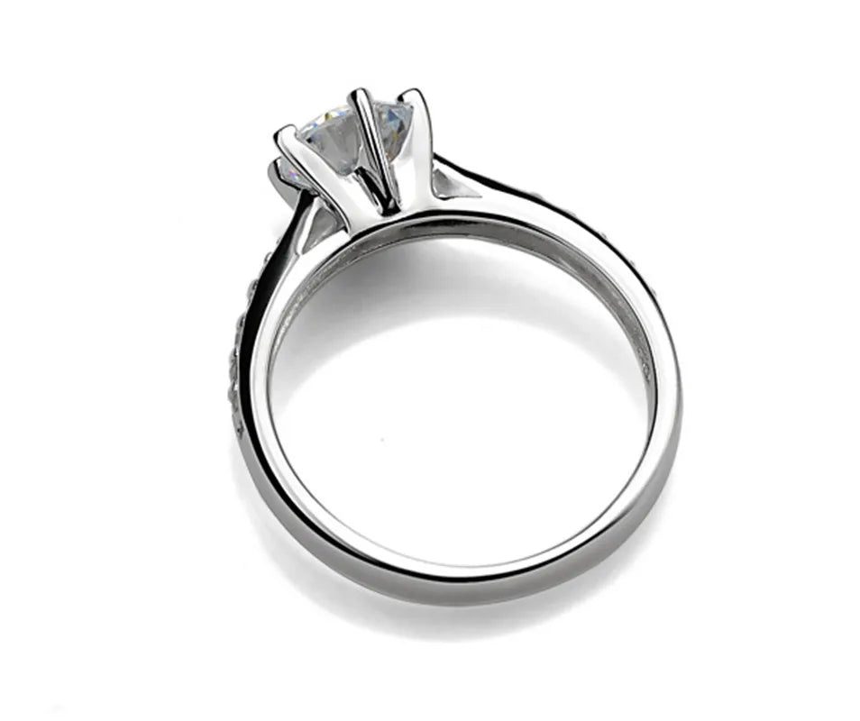 925 Sterling Silver Classic Ring for Women lifestyle view