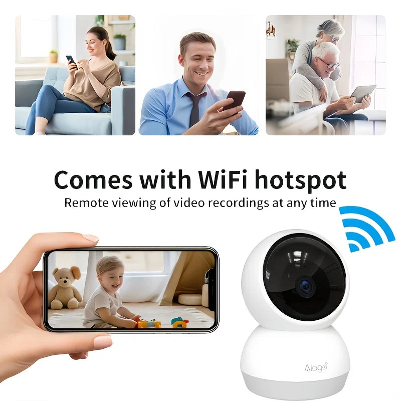 3K Pan Tilt Dog Camera with Phone App