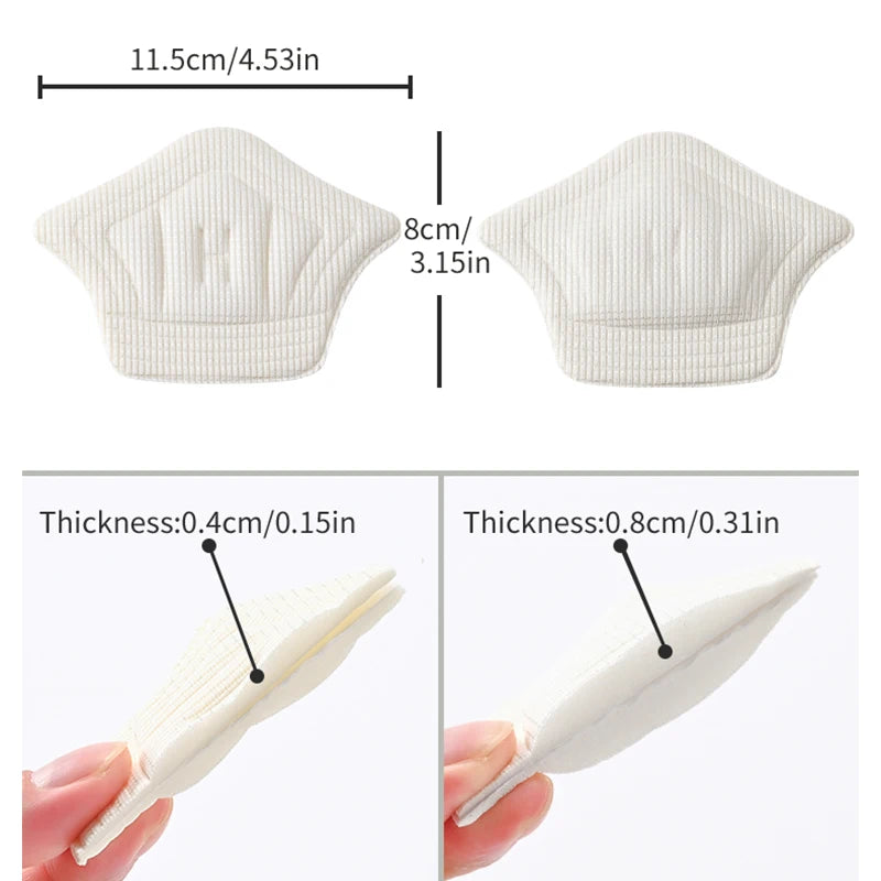 Heel Insoles Foam Cushion Pads for Sport Shoes Adjustable Size detail view