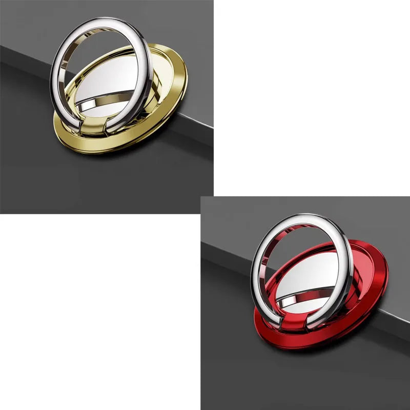 1/2/3/4Pcs Finger Ring Holder Stand Grip For Mobile Phone Car Magnetic Mount Phone Back Sticker Pad Unniversal Bracket