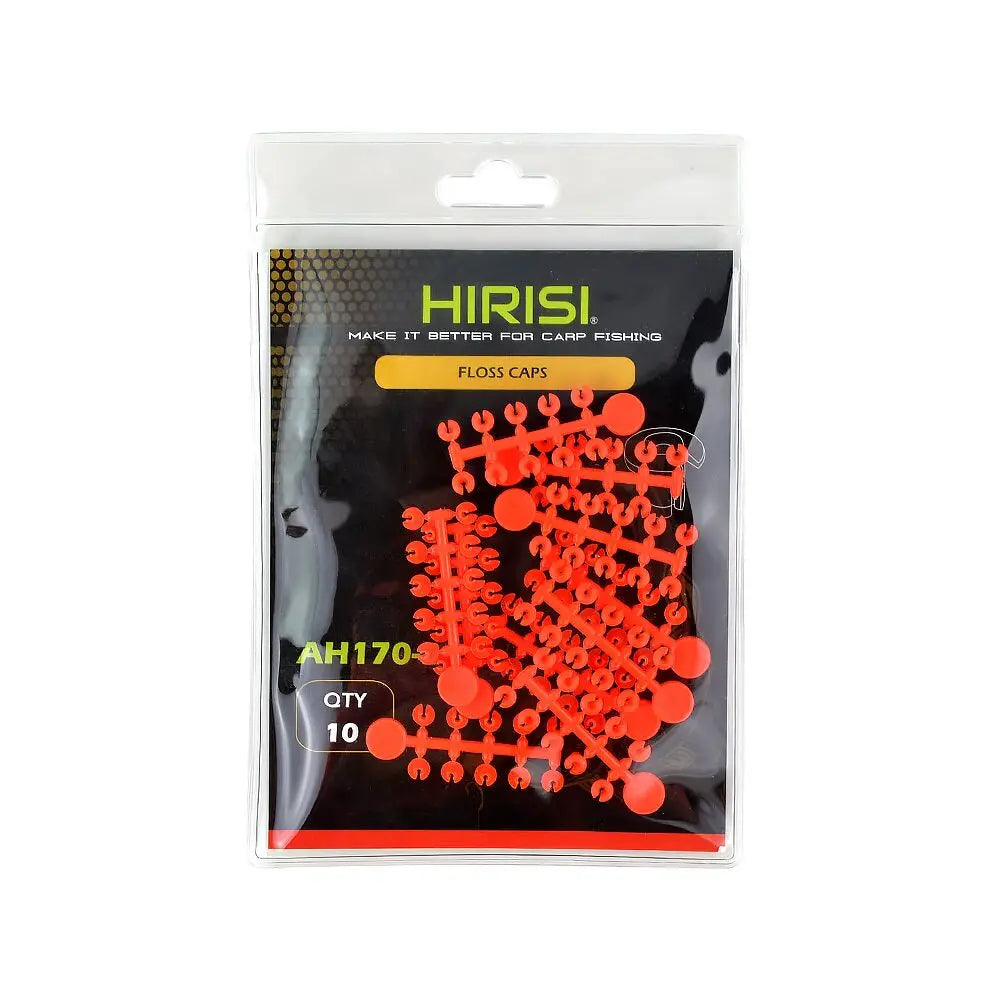 Floss Cap Bait Stop Beads For Carp Fishing 10 Cards