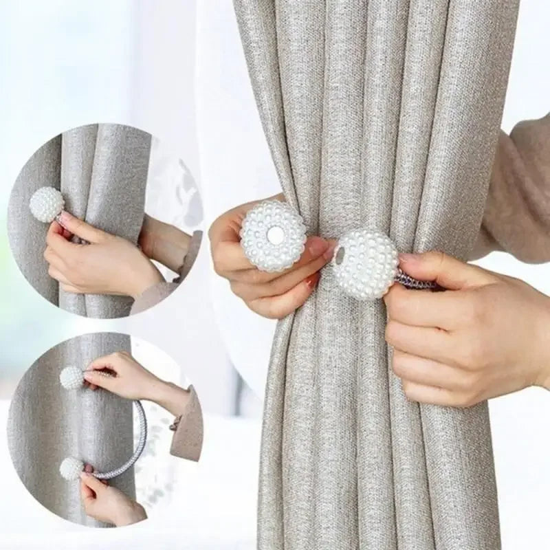Pearl Magnetic Curtain Clip Tie Back Buckle alternate view