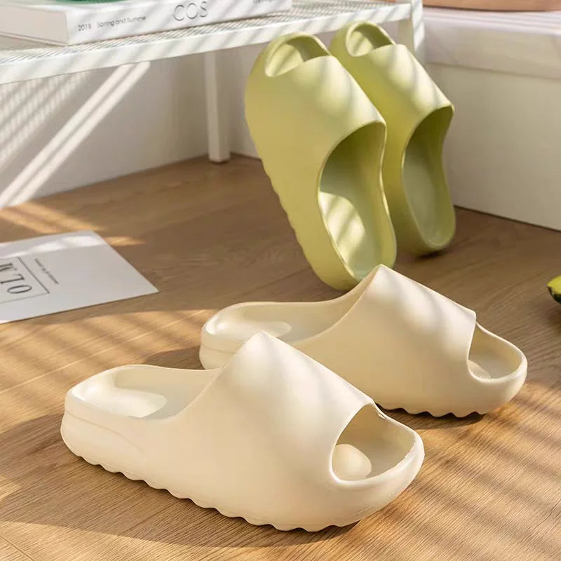 Coconut Cloud Thick-Soled EVA Slides Summer Slippers Sandals lifestyle view