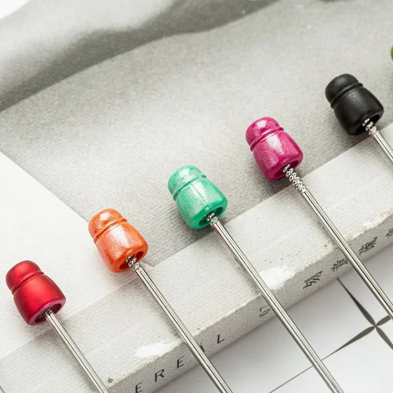 10 Pcs Mixed Beaded Ballpoint Pen Set