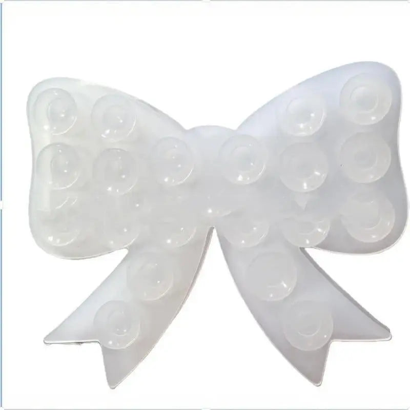 Silicone Bow Shaped Mobile Phone Suction Cup Multicolor Strong Adhesion Reusable For Holding Phone Watching Videos Daily Use
