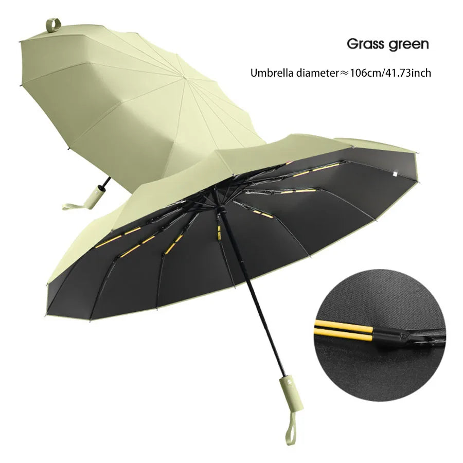 Men's Business 24-Bone Umbrella, Sunny and Rainy Wind-Resistant Umbrella detail view