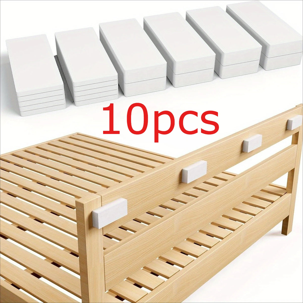 10pcs High-Density Foam Wall Protector Set for Beds&Sofas, Scratch Prevention
