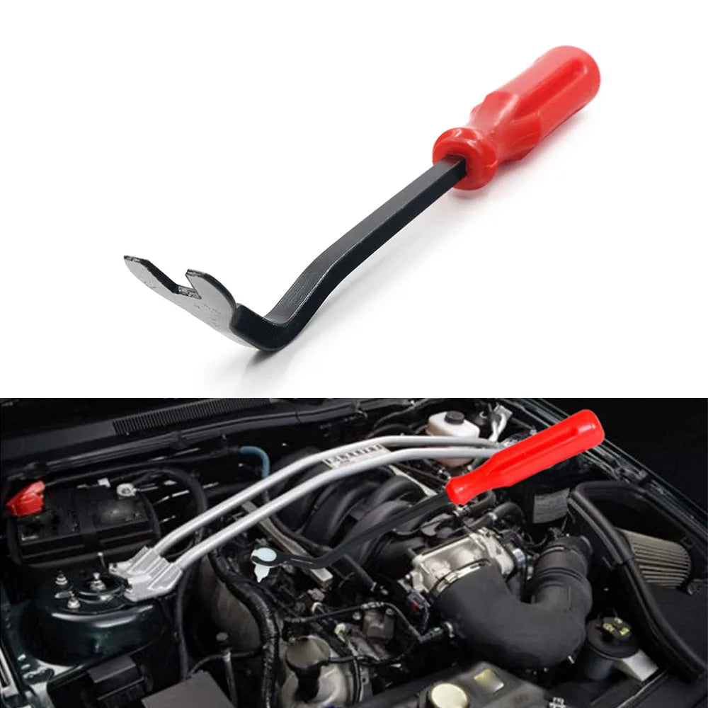 4 Pcs Car Panel Removal Tool Kit Nail Puller Door Pry Clip Trim Installer close-up view