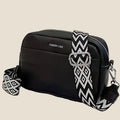 Unisex Canvas Crossbody Bag – Stylish Square Camera Purse with Wide Strap, Minimalist & Versatile for Men/Women. Casual Chic, Ne
