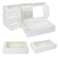 Kraft Paper Gift Boxes With Window For Chocolate Candy Cookie