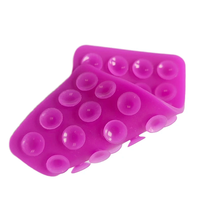 Silicone Suction Pad Double Sided For Mobile Phone Fixture Suction Cup Backed Adhesive S detail view