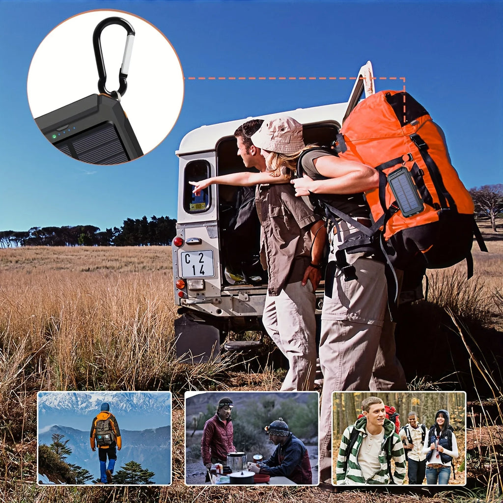 Solar Power Bank 10000mAh Portable Charger
