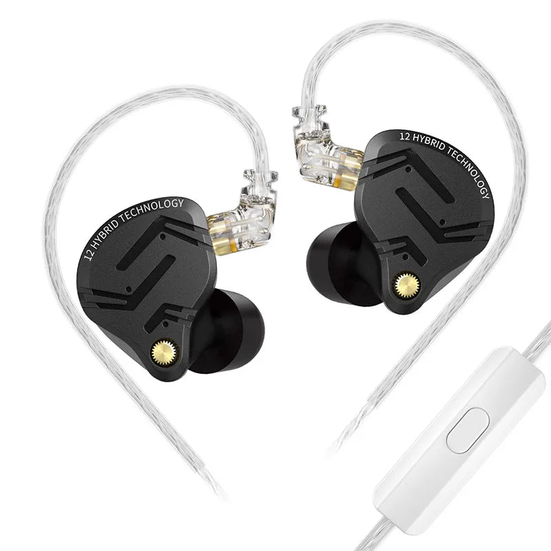 KZ ZS12 PRO X Metal Earphones 1DD+5BA Hybrid HIFI Bass In Ear Monitor Headphones Musi alternate view