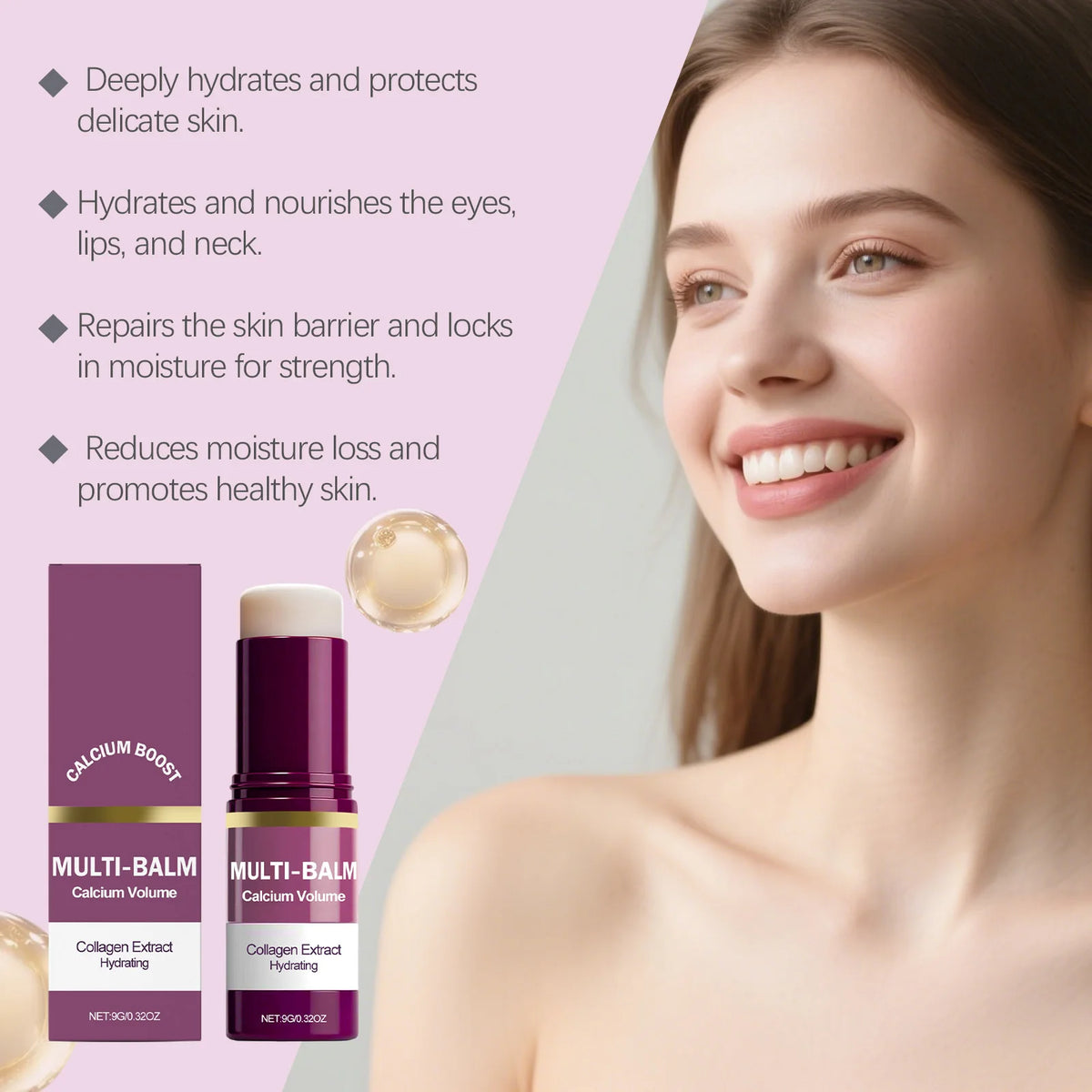Multi Balm Stick for Face Eyes Lips and Neck