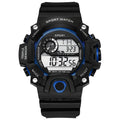 Men's Digital Sport Watch Large Dial Waterproof Luminous Stopwatch lifestyle view
