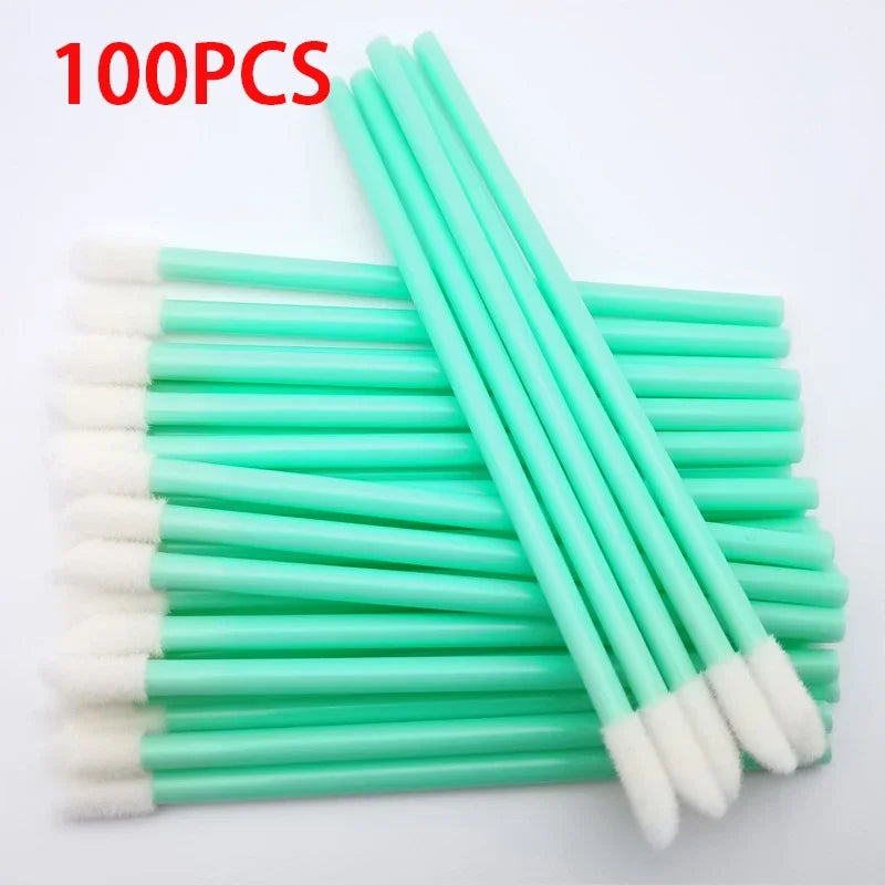 100PCS Sponge Lip Makeup Brush Set For Woman Cosmetic Colourful Make Up Tools