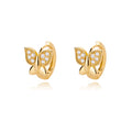 Butterfly Earrings For Women Girls Modern Gold Color Stainless Steel Earrings 2026 Trend New in Wedding Aesthetic Jewelry Femme