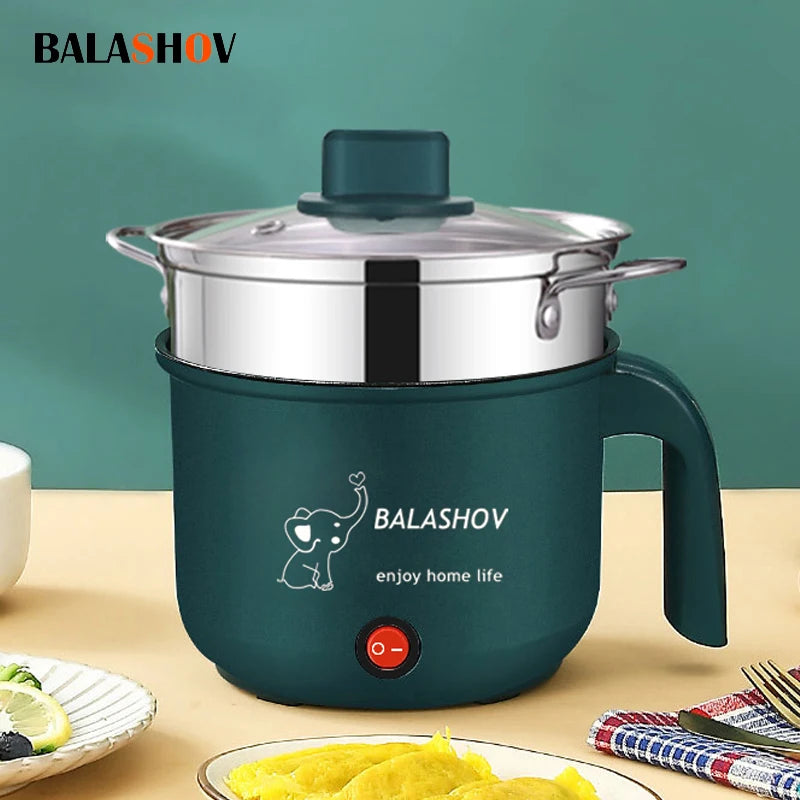 Mini Electric Cooker for 1-2 People Multifunction Non-Stick