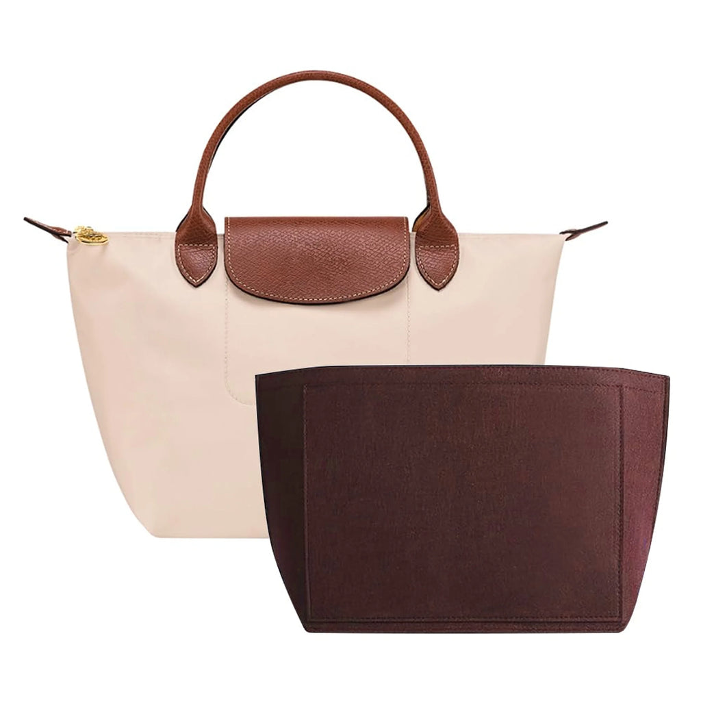 Felt Insert Bag Fits For Longchamp Handbag Liner Bag Felt Cloth Makeup Bag Support Tr alternate view