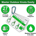 Rock Climbing Knot Cards 27 Rope Knots Waterproof