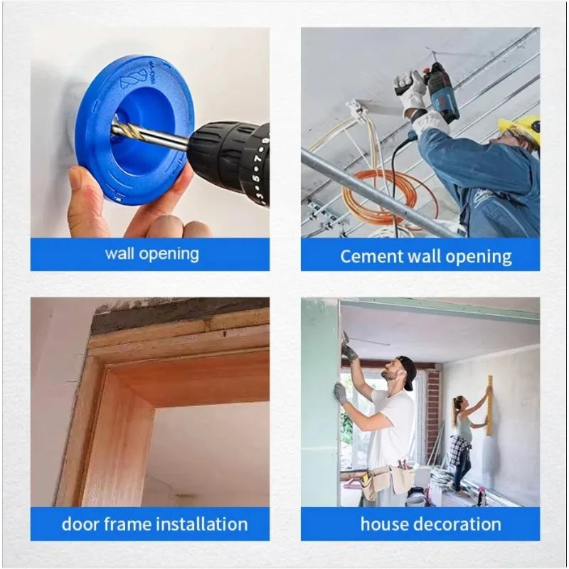 Portable Electric Drill Dust Prevention Cover Filter lifestyle view