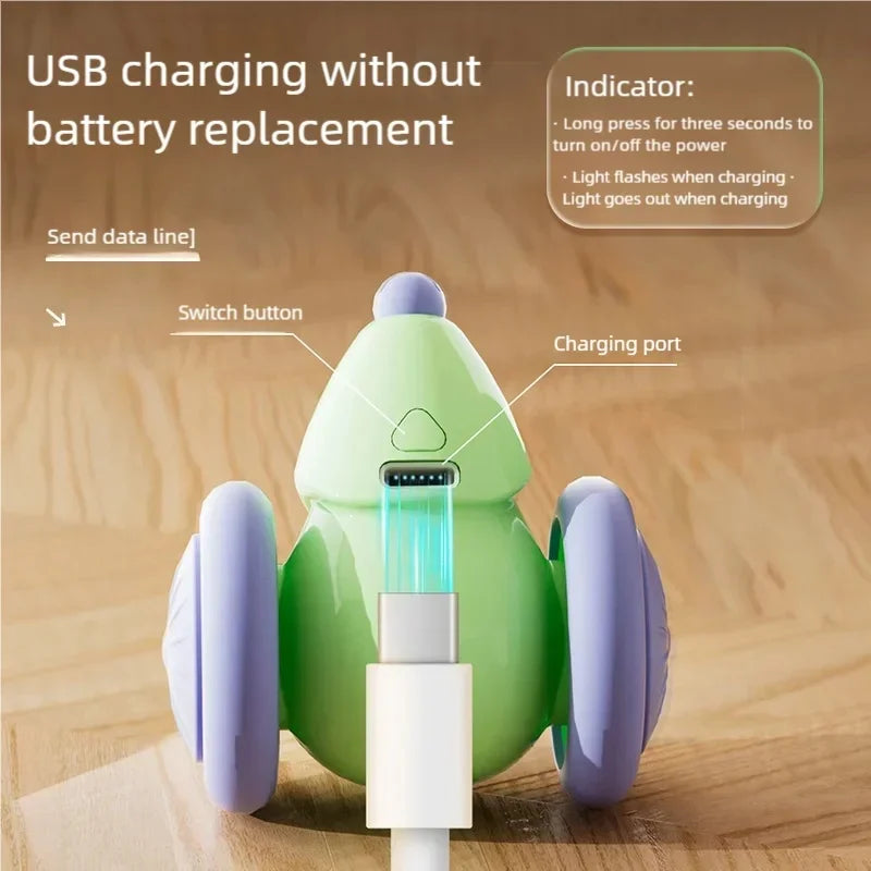 Electric Mouse Car Interactive Cat Toy Rechargeable